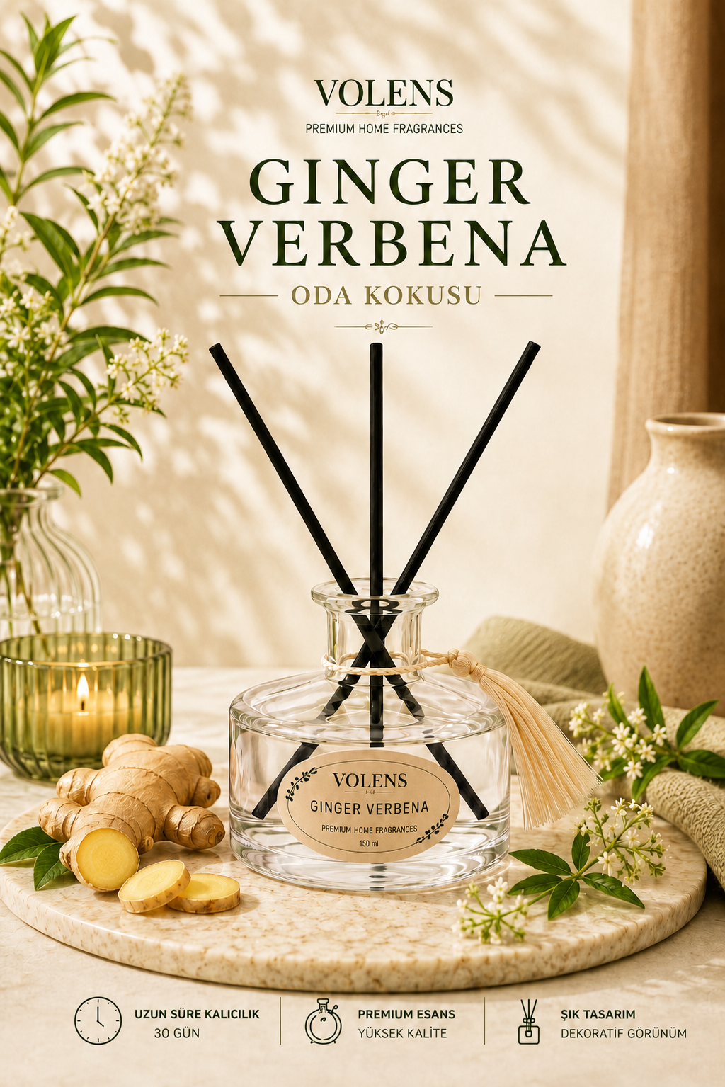 Ginger Verbana150 ml – Premium Home Fragrances