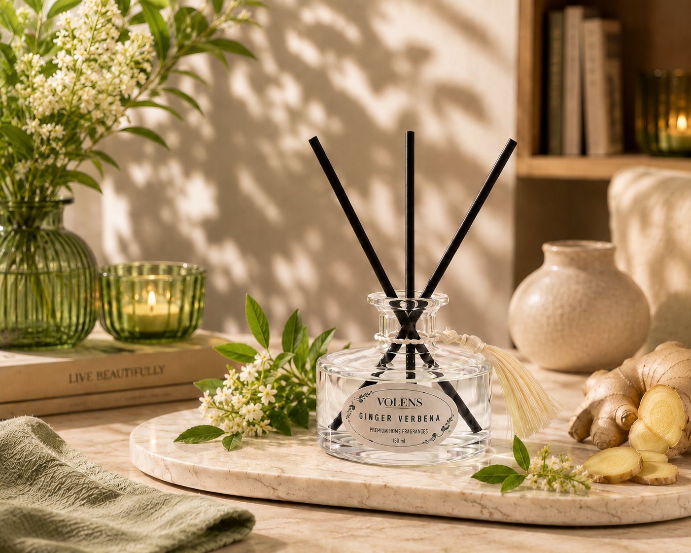 Ginger Verbana150 ml – Premium Home Fragrances - Görsel 5