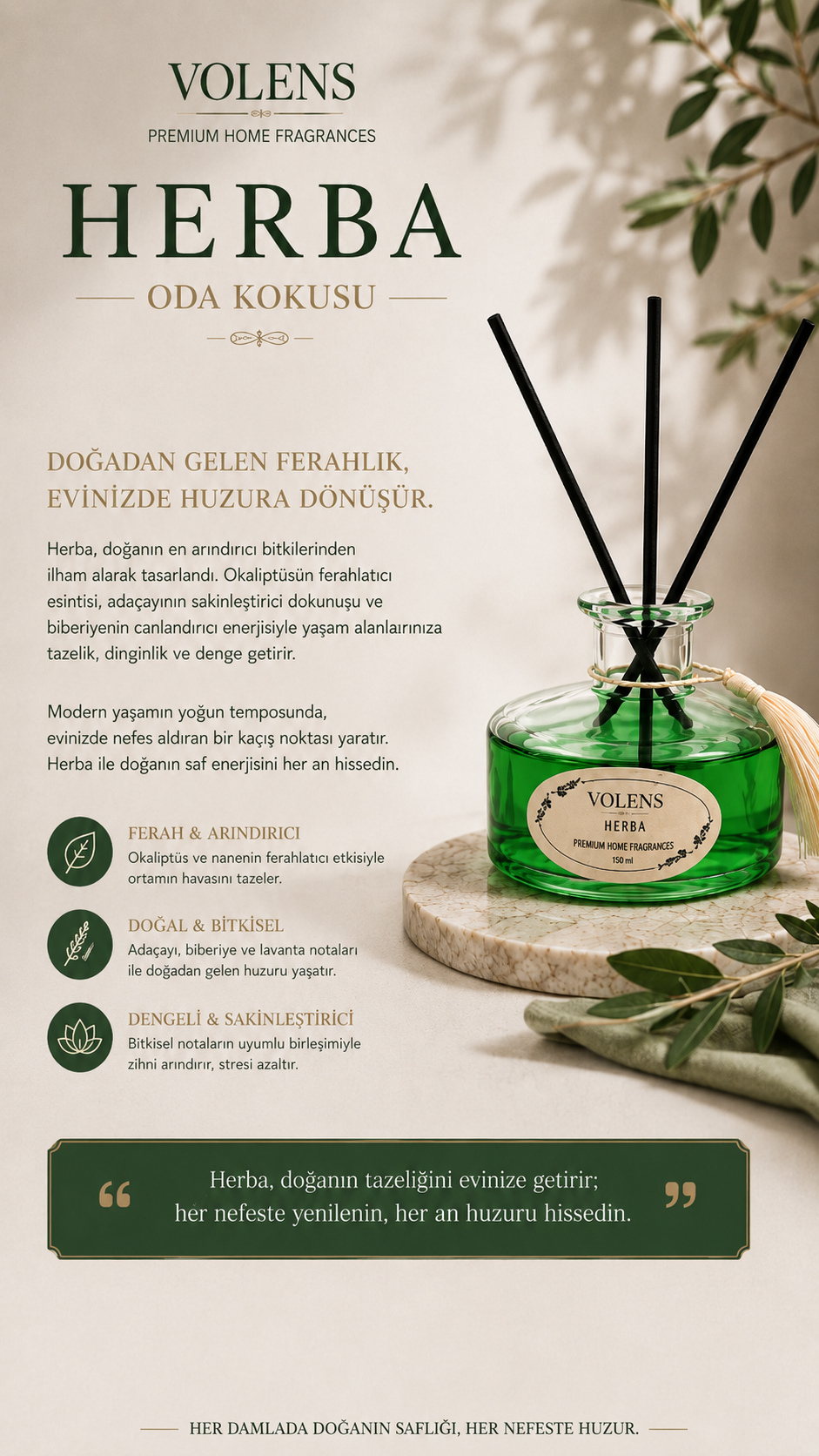 Herba 150 ml – Premium Home Fragrances - Görsel 3