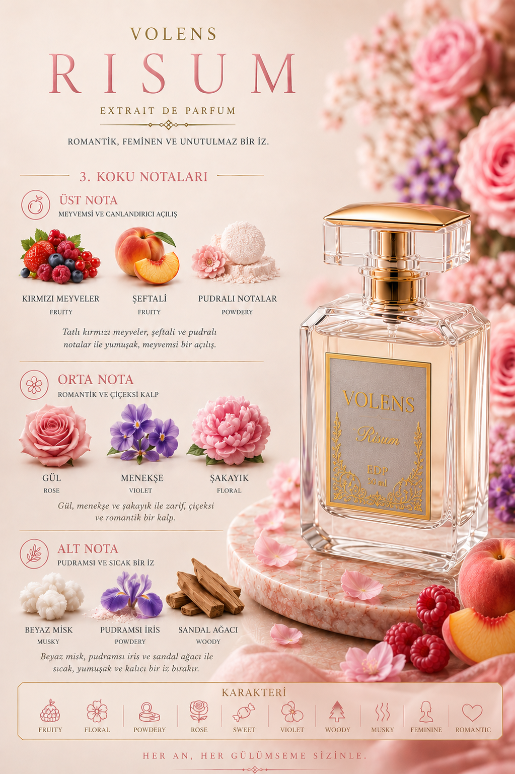 Risum EDP 50 ml - Exclusive Kadın Parfüm - Görsel 2